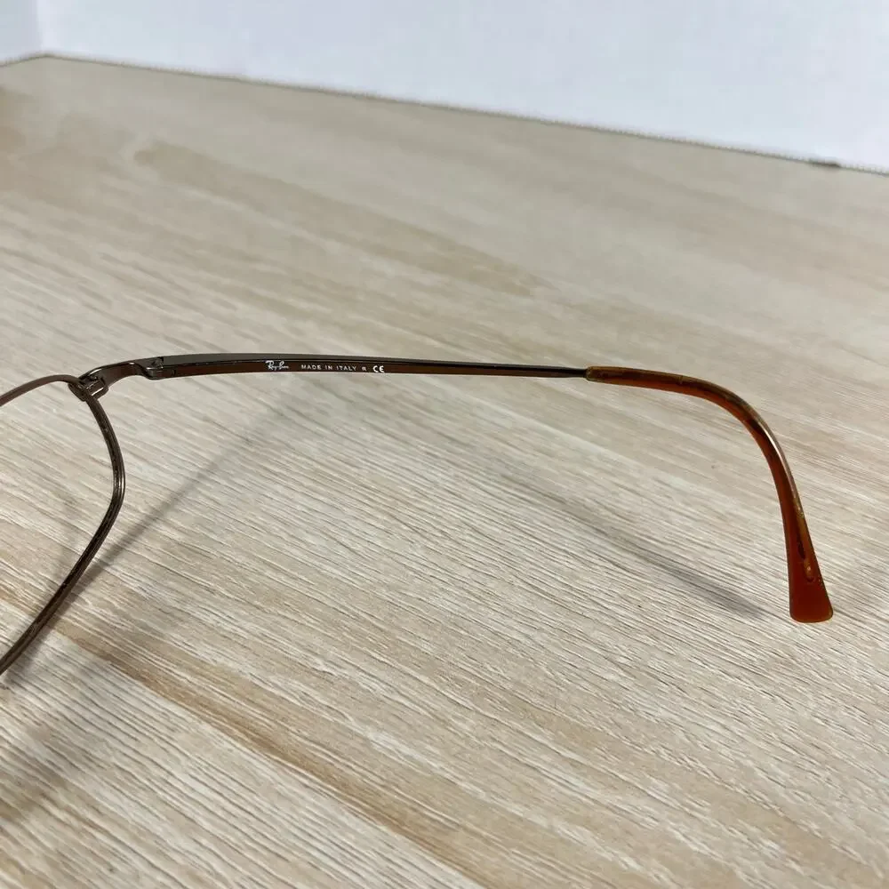 Ray-Ban RB6020 2505 Eyeglasses Brown Metal Flex Hinge 53-19-135